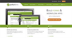 Desktop Screenshot of perfectforms.com