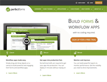 Tablet Screenshot of perfectforms.com